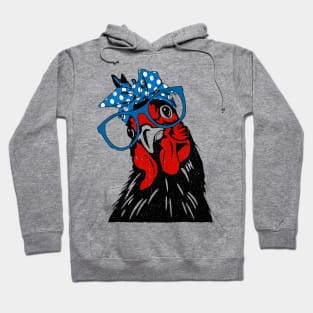 mother chicken bandana Hoodie